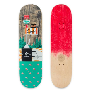 Illustration for article titled The ollies are not what they seem: Twin Peaks gets a skateboard line